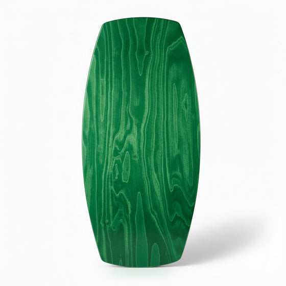 Norst Freestyle Balance Board underside, Green finish, Green