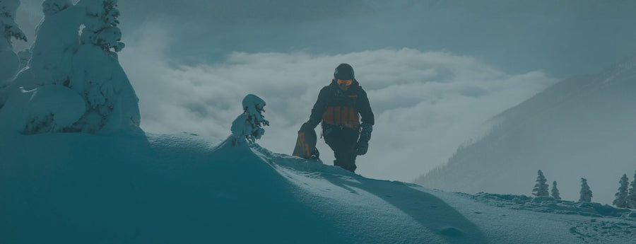 Snowboarding, balance practice