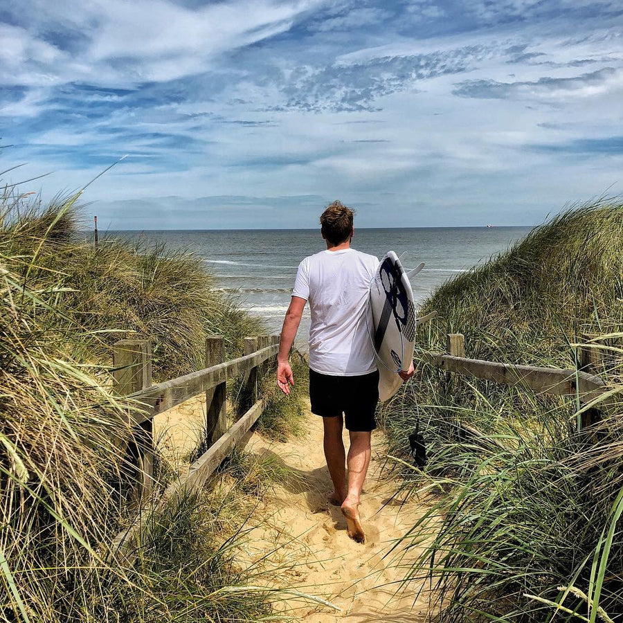 Surfing at Sea Palling