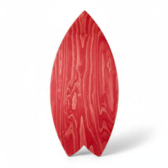 Norst Surf Balance Board underside, Red finish