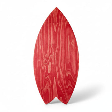 Norst Surf Balance Board underside, Red finish