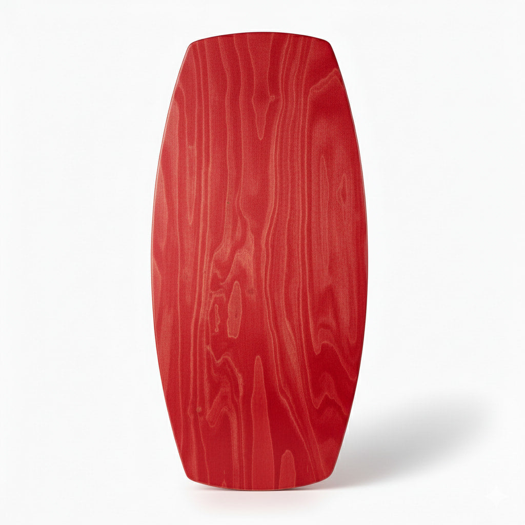 Norst Freestyle Balance Board underside, Red finish