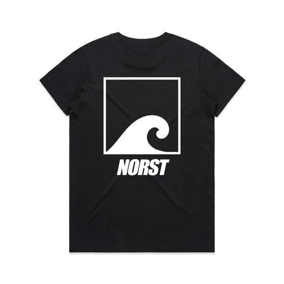 Womens T-Shirt - Original Front & Back Logo, Black
