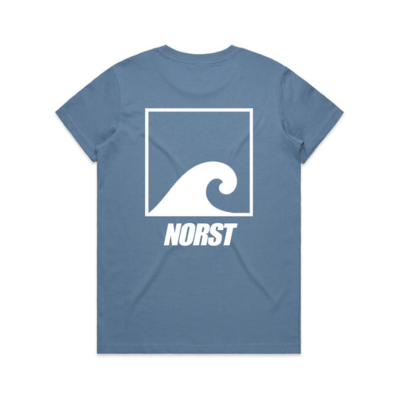 Womens T-Shirt - Original Front & Back Logo, Carolina Blue