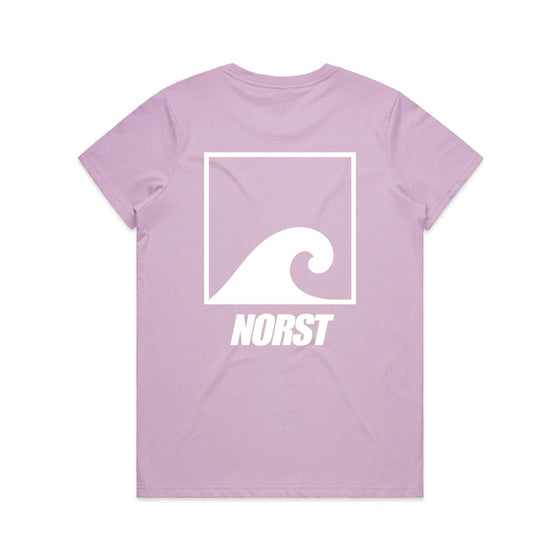 Womens T-Shirt - Original Front & Back Logo, Lavendar