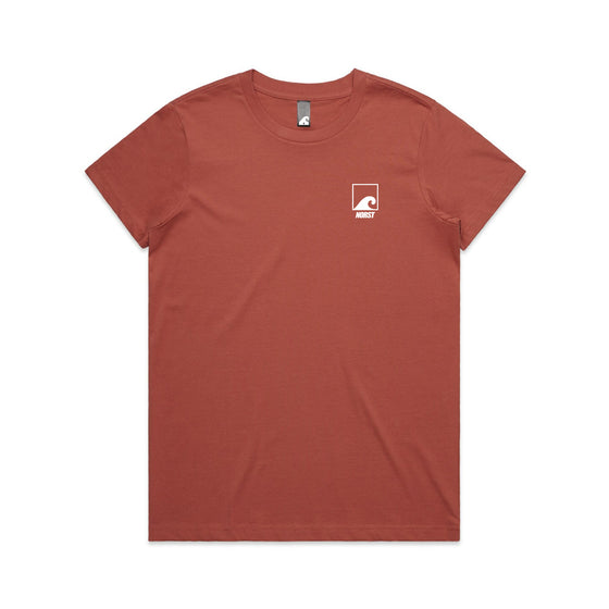 Womens T-Shirt - Original Front Logo, Coral