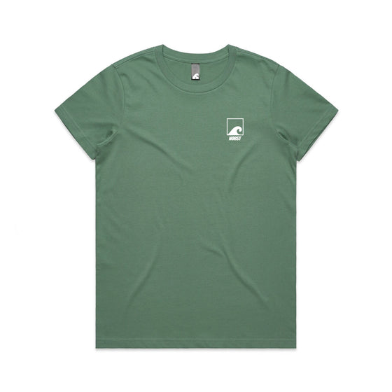 Womens T-Shirt - Original Front Logo, Sage