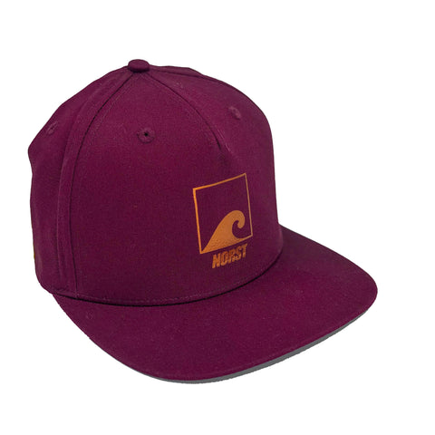 Copper & Burgundy Snapback