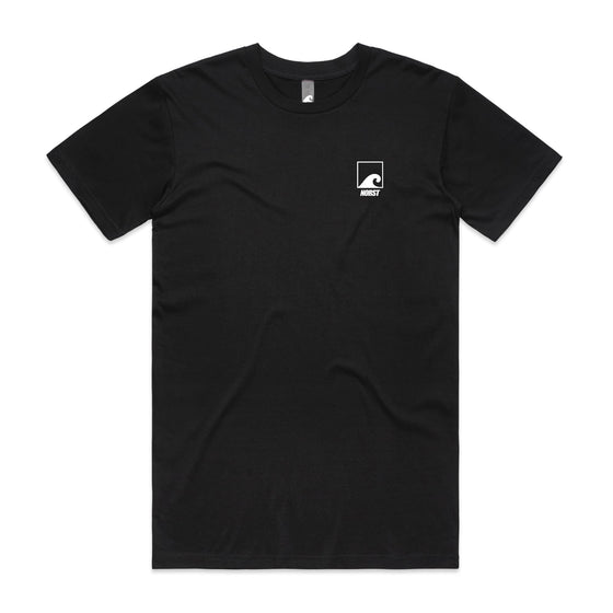 Norst Original T-Shirt – Logo Front & Back | Finished by Hand, Black