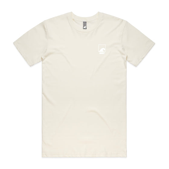 Norst Original T-Shirt – Logo Front & Back | Finished by Hand, Natural
