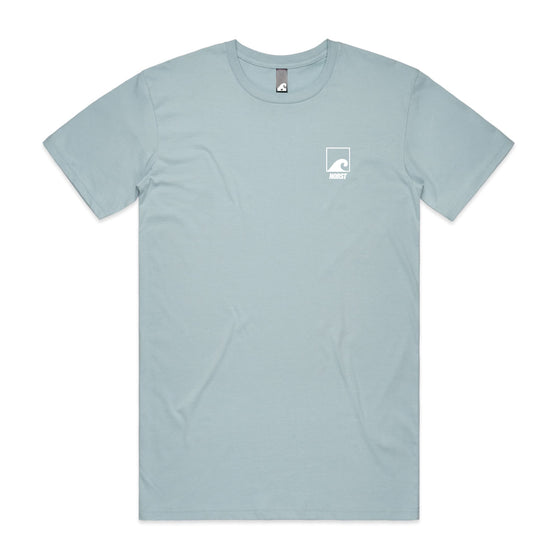 Mens T-Shirt - Original Front Logo, Pale Blue
