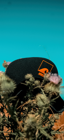 Navy 'n' Orange Snapback - norst